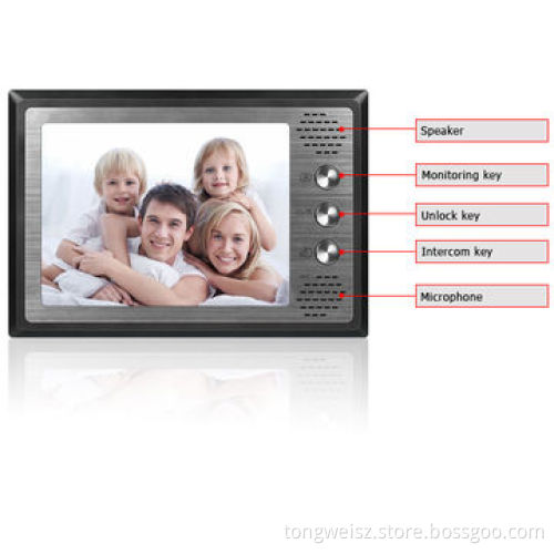 Wired Video Door Phones, Support Recording Monitor, Maximum 32GB SD Card, Pinhole Outdoor CameraNew